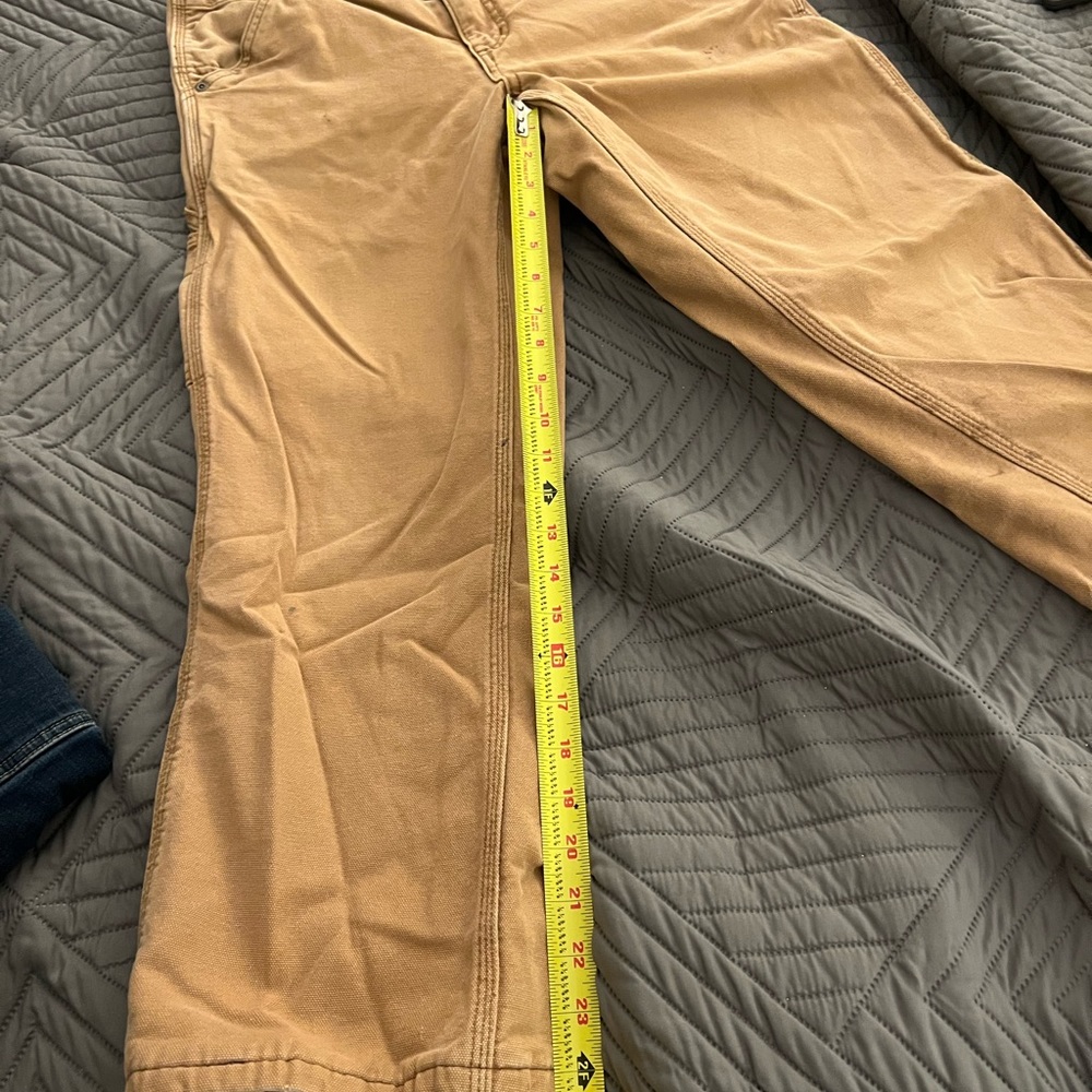 Womens carhartt flannel lined pants. Relaxed fit
